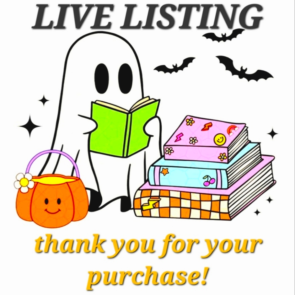 👻 Halloween PAPERBACK Live Listing